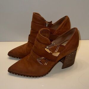 Brown Leather Ankle Boots